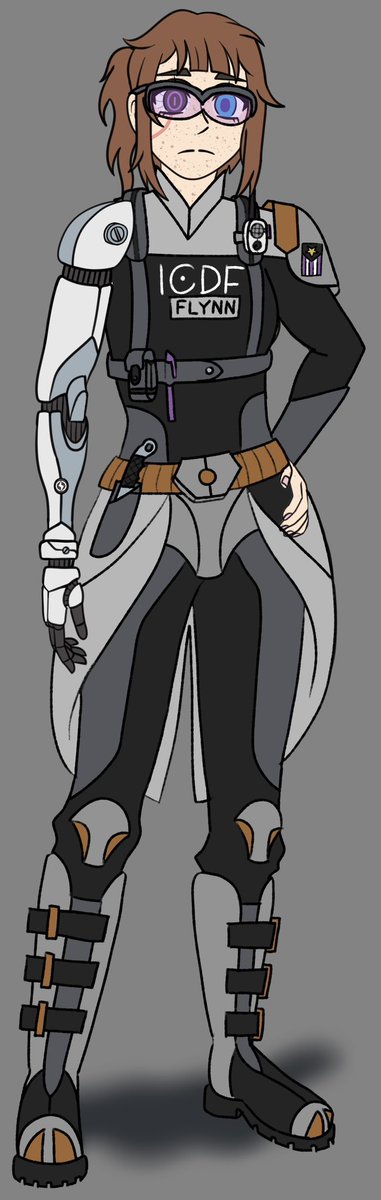KakkoiiChris's tweet photo. A few of Sally’s outfits: Home/Sleep, Exercise, Dress Uniform, and Field Uniform. #TheEyesOfItera https://t.co/aBYSTVlkUL