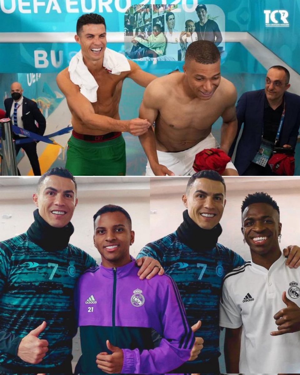 The 3 front line of Real Madrid have one thing in common.😉

They all idolise Cristiano Ronaldo.🐐