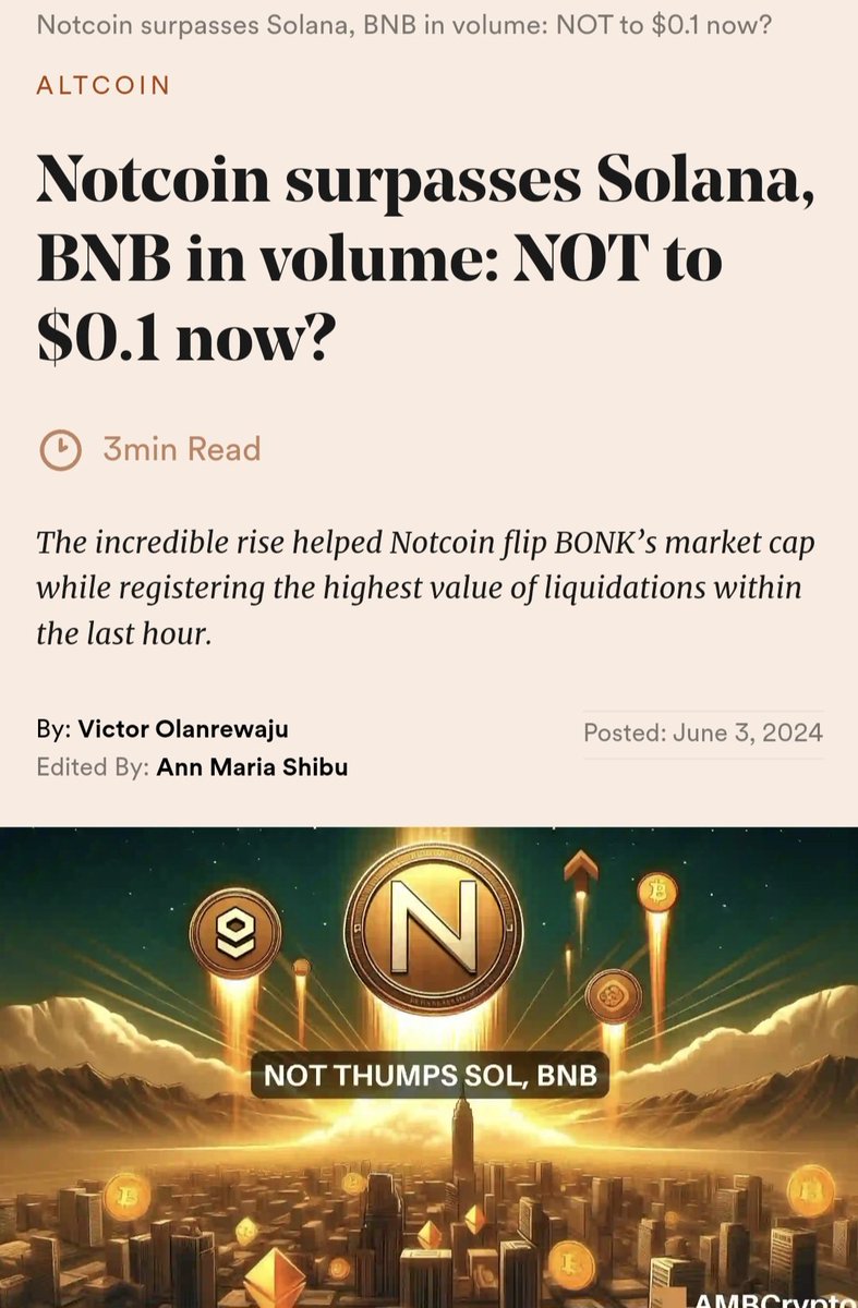 $NOT will make history...
buff.ly/4aKkcOe
