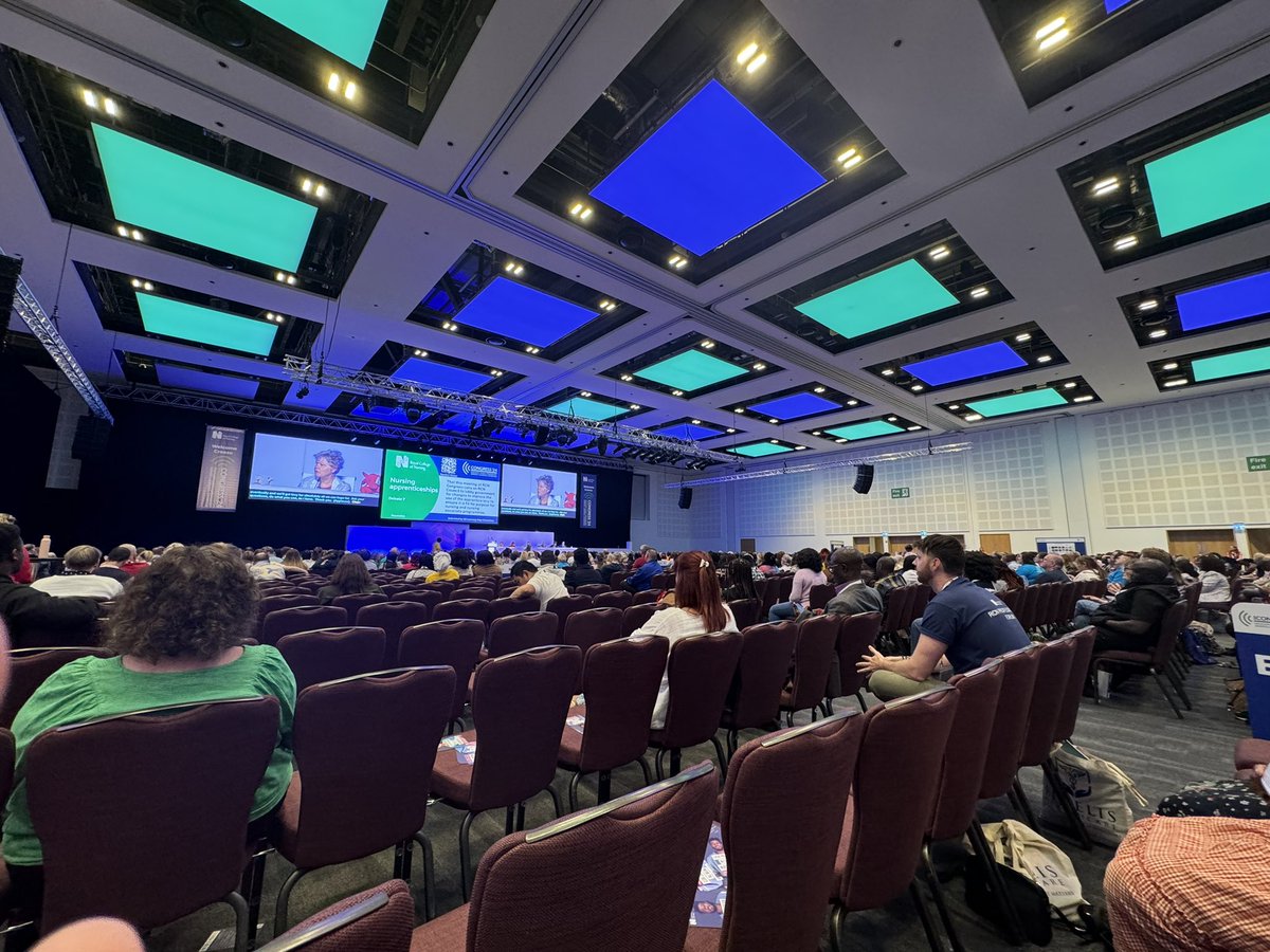 ghowalker's tweet photo. 1st time at @theRCN congress today and was a really good day with interesting discussions and debates. It was great to actually get involved in the debates and speak on the stage briefly on my views on how valuable statutory CPD is for nurses.  @RCNWales #rcn24 https://t.co/m0R16gebK8