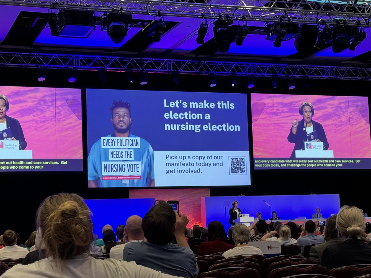 ghowalker's tweet photo. 1st time at @theRCN congress today and was a really good day with interesting discussions and debates. It was great to actually get involved in the debates and speak on the stage briefly on my views on how valuable statutory CPD is for nurses.  @RCNWales #rcn24 https://t.co/m0R16gebK8
