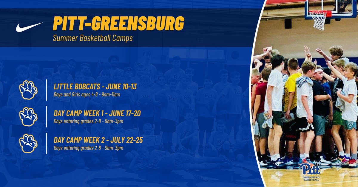 UPGbasketball's tweet photo. REGISTER TODAY! We still have spots remaining in all three of our summer basketball camps. Hope to see you! 

Click on the 🔗 bio for more info! https://t.co/NpCbY9Atme
