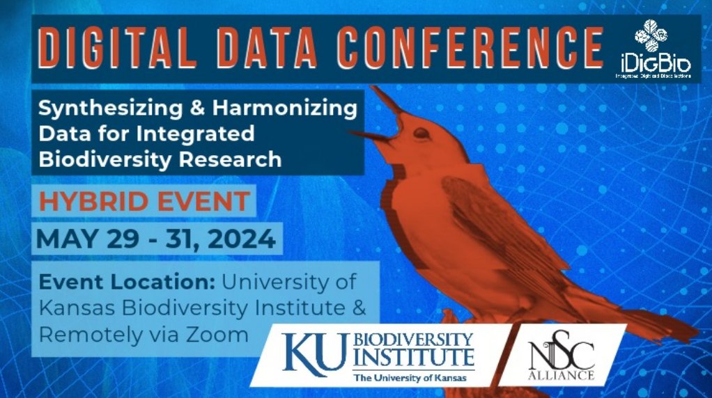 coleopterasam's tweet photo. Thanks to @iDigBio, @KUBiodiversity, @NSCAlliance, sponsors, and all the participants for a wonderful Digital Data Conference!!! I had an amazing time during the talks, workshops, and tours at #KUNHM! 🥳 https://t.co/yNGh9znzZX