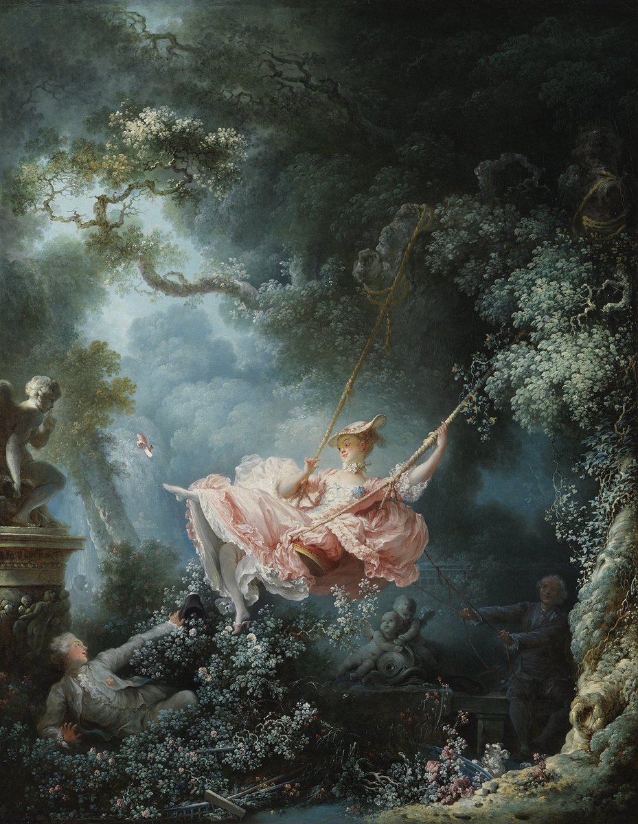 Straatemans's tweet photo. Something different for a change.
18th-century fan art version of the painting “”The Swing” by painter Jean-Honoré Fragonard.

#fanart #theswing #cartoon  #ProcreateArt #CartoonArt #characterdesign #characterillustration #CreativeAssignment  #IconicPaintings https://t.co/lk75vYhMgu