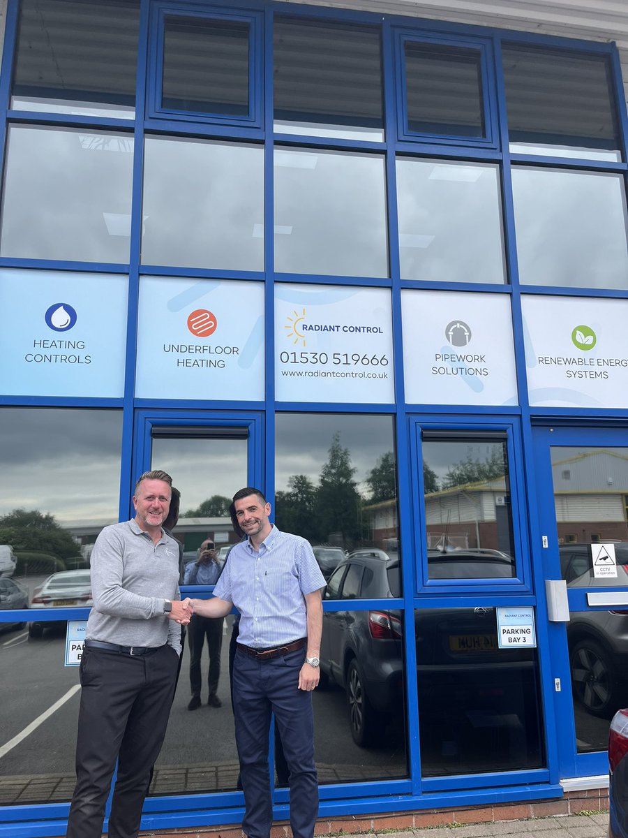 Pleased to announce the signing of Adam Knowles to Radiant Control Ltd Adam joins our Underfloor Heating team supporting Lee Humberstone for any project enquiries please get in touch!