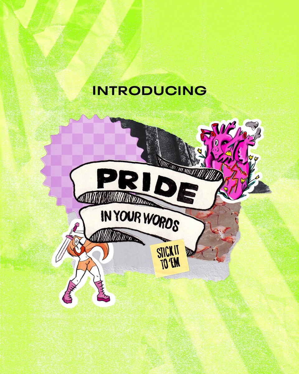 penguinrandom's tweet photo. Introducing #PrideInYourWords: Stick It to ‘Em 🌈
Join our community and discover a curated collection of books by queer voices, about queer experiences and more. Find our full list of book recommendations by LGTBQIA+ authors and sign up to get this year’s Pride in Your Words zine PLUS an exclusive flash tattoo sticker sheet with designs by queer tattoo artists from High Hopes Tattoo here: https://t.co/sJx0X23Qs8
In partnership with CenterLink, for each set we send out, we’ll also send a set of books to queer youth centers to create mini queer libraries across the country, (starting 6/3, up to 5,000 books). 🏳️🌈