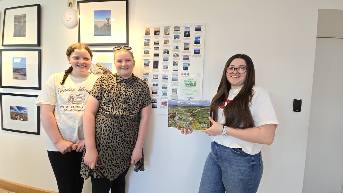 Congratulations to <a href="/DCHSalnwick/">DCHS Alnwick</a> students who entered the <a href="/a_alnwick/">What a Wonderful World Alnwick</a> calendar competition. Three of the winning students are pictured here, their photos are displayed <a href="/AlnPlayhouse/">Alnwick Playhouse</a> for the next few weeks in the 'My Northumberland' exhibition. Well done! 🌍📸🖼️ <a href="/PeleTrust/">Pele Trust</a>