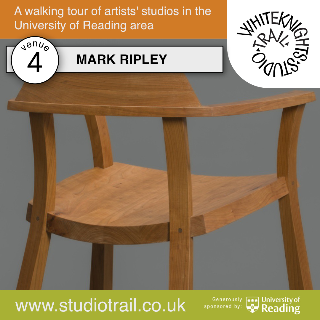 MARK RIPLEY: FURNITURE DESIGN
studiotrail.co.uk
Mark the 8th and 9th on your calendars. We look forward to seeing you.
 #wst2024 #whiteknightsstudiotrail #wstreadinguk #rdguk