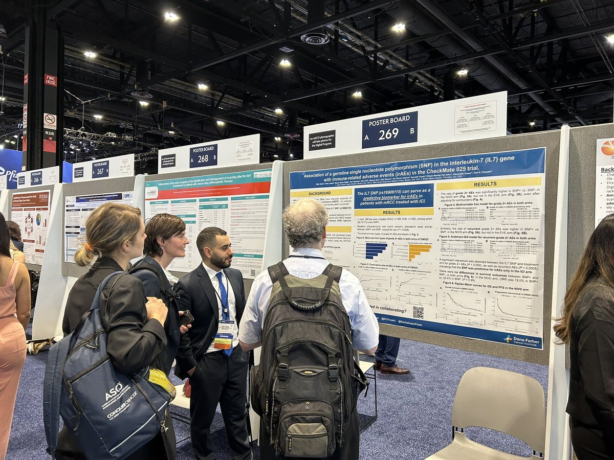 Marc Eid (@marc_eid) on Twitter photo Tremendous work by <a href="/ConquerCancerFd/">Conquer Cancer, the ASCO Foundation</a> Merit Award Recipient โญ๏ธ <a href="/eddy_saad/">Eddy Saad</a> looking at the association between IL7 SNP and immune related adverse events in RCC
#ASCO24 <a href="/DanaFarber_GU/">Dana-Farber Lank Center for Genitourinary Oncology</a> <a href="/DrChoueiri/">Toni Choueiri, MD</a> <a href="/OncoAlert/">OncoAlert</a> Tremendous work by <a href="/ConquerCancerFd/">Conquer Cancer, the ASCO Foundation</a> Merit Award Recipient โญ๏ธ <a href="/eddy_saad/">Eddy Saad</a> looking at the association between IL7 SNP and immune related adverse events in RCC
#ASCO24 <a href="/DanaFarber_GU/">Dana-Farber Lank Center for Genitourinary Oncology</a> <a href="/DrChoueiri/">Toni Choueiri, MD</a> <a href="/OncoAlert/">OncoAlert</a>
