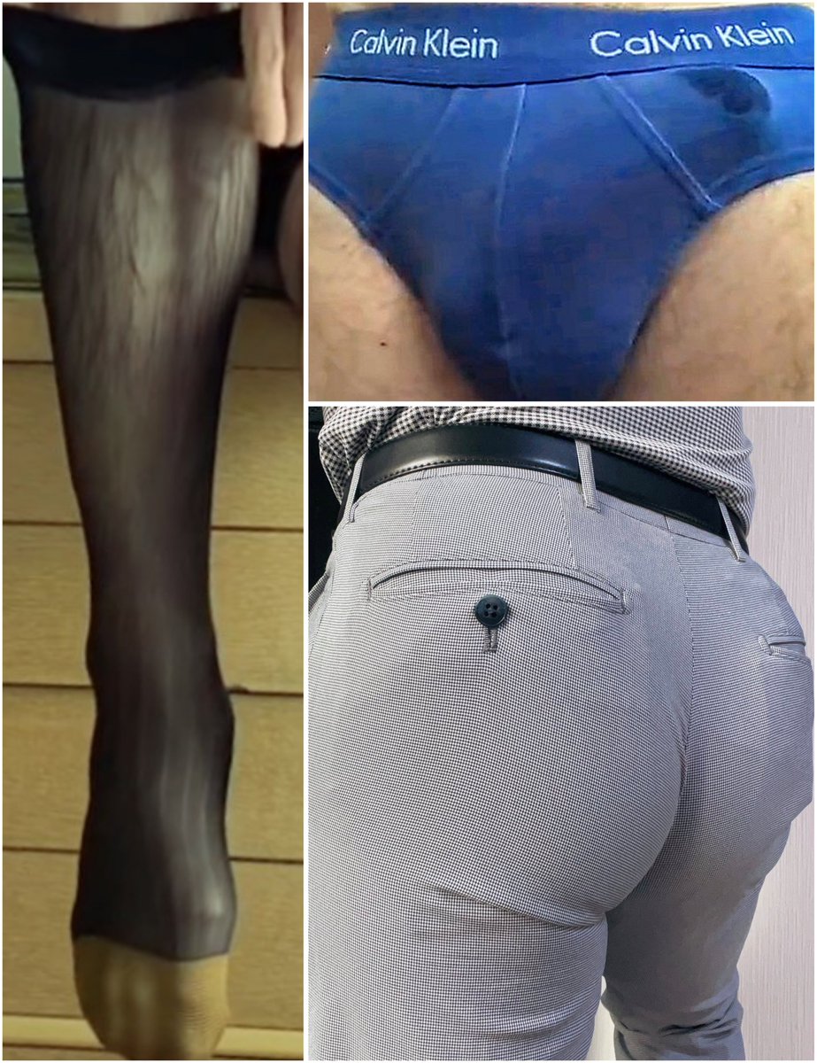 kb030405's tweet photo. Getting dressed for the office!

Pulling on my over the calf dress socks always makes me horny!  It didn't take long for the #precum to start flowing today!  Love walking into work with my tight pants showing off my ass and #erectcock!

#ckbriefs #otcsocks #suitedass #gayoffice https://t.co/ROyezWLZh2