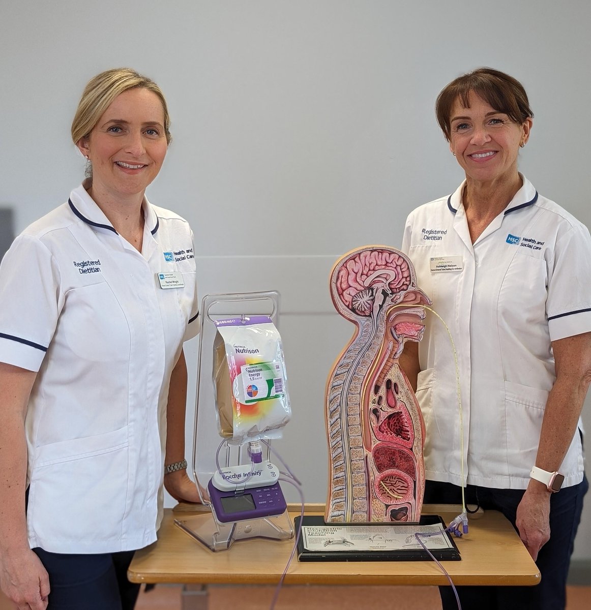 Did you know that our dietitians are responsible for over 30,000 patient contacts a year?
This week we are celebrating our amazing 67 Dietitians as part of #DW2024.
Pictured are our Tube Feeding Coordinators Ashleigh &amp; Rachel &amp; Kensey, dietetic assistant practitioner.
#TeamSHSCT