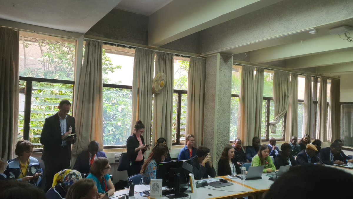 The World Future Council holding a session on the Future Generations Pact for  development of a Trusteeship for a future children and youth. To safeguard a world for future generations 
#UNON #SDGs <a href="/IPPNW_Africa/">IPPNW Africa</a> <a href="/IPPNW/">IPPNW</a>