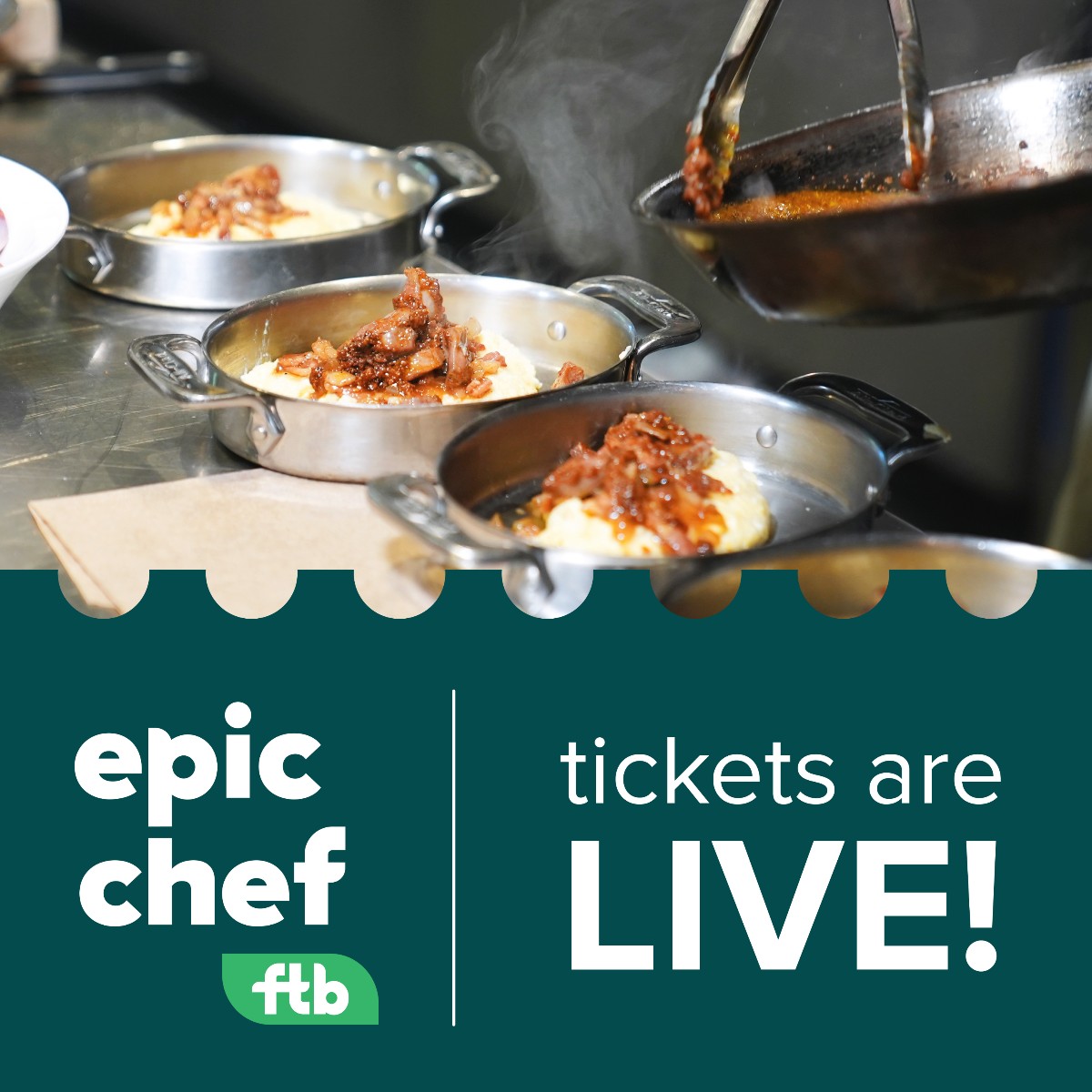Feeding Tampa Bay (@feedingtampabay) on Twitter photo Epic Chef is back next month! Join us for our kickoff reception on July 15th at FTB's new Causeway Center. And that's not all - secure your spot in the audience for our thrilling live cooking competitions at the <a href="/EpicureanHotel/">Epicurean Hotel</a> later this summer.
brnw.ch/21wKoWv Epic Chef is back next month! Join us for our kickoff reception on July 15th at FTB's new Causeway Center. And that's not all - secure your spot in the audience for our thrilling live cooking competitions at the <a href="/EpicureanHotel/">Epicurean Hotel</a> later this summer.
brnw.ch/21wKoWv