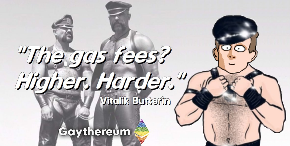 Gaythereum $GAYTH 🩷🏳️‍🌈🏳️‍⚧️
CA: 5Af47W3L6ggKNYD7LCZULRJR2BtJXGMsTGhMmKKRpump