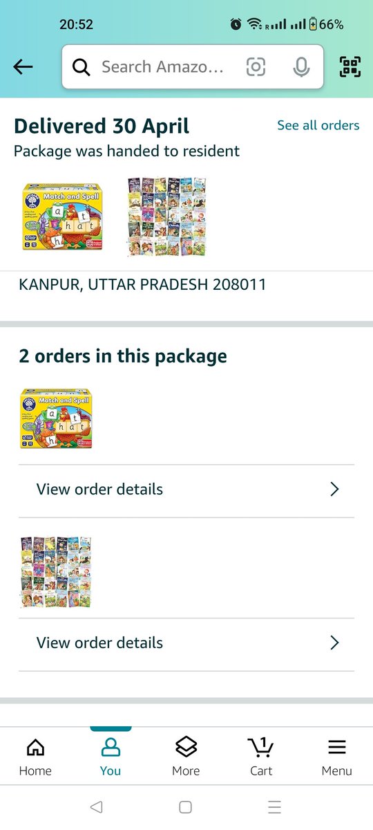 CharuSeth11's tweet photo. @amazonIN I am trying to reach you since a month but not connecting through which is why I have to post this MH-BOM5-2263970475-2425 invoice number .  shows this as delivered, says two items should be delivered in the same package but only one was delivered. 405-0011744-8866763 https://t.co/kLp9Yi2EDe