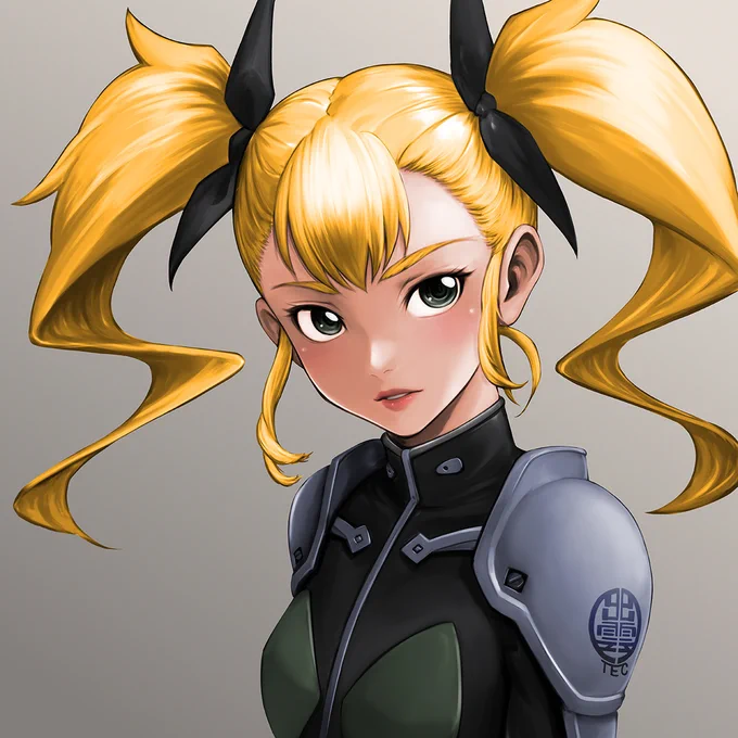 怪獣8号より、四ノ宮キコルちゃんを描いてみました。カフカとの絶妙な関係といい、お約束なまでのツンデレな面もあったり、めっちゃ良いキャラですよねぇ(*'ω`*)ファイルーズあいさんの声が、また良いです～ 