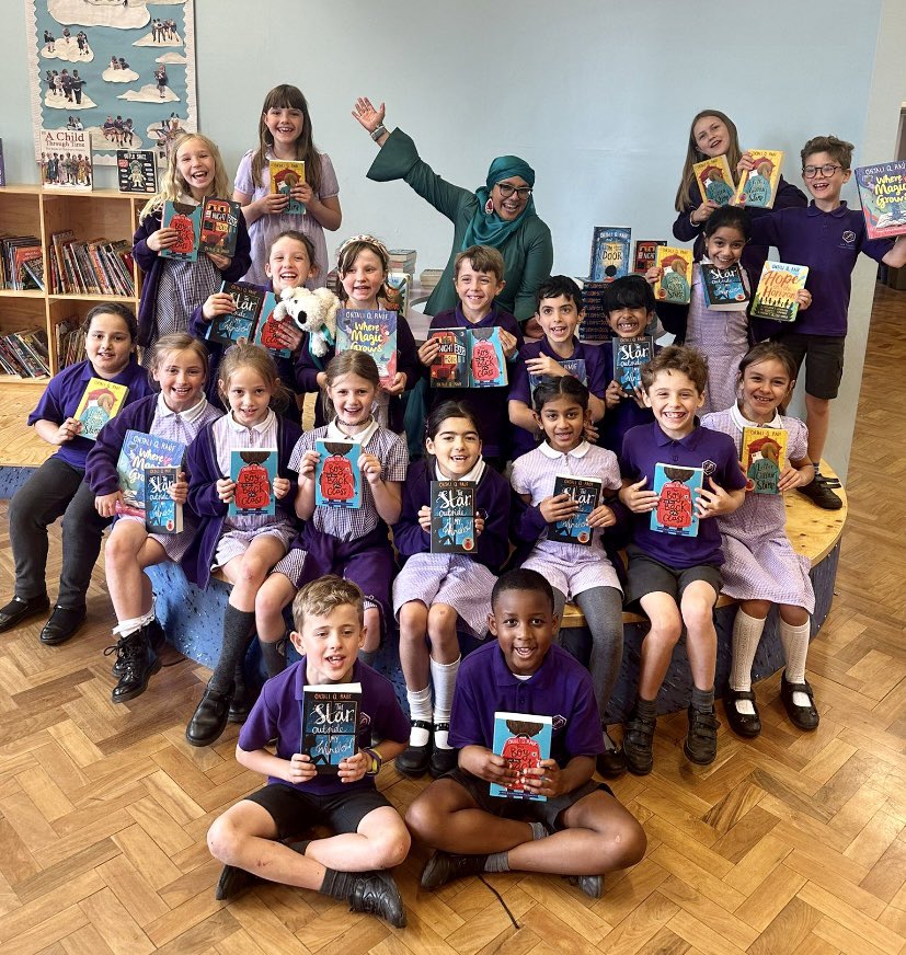 What an inspiring and memorable day! 🥹

Today we were fortunate to host one of our favourite authors at Franklin—the wonderful <a href="/OnjaliRauf/">onjali rauf</a> 

Thank you Onjali, for signing all the books for our pupils. We greatly appreciate the kindness you showed to each of them! 🥰 <a href="/ArkSchools/">Ark Schools & Ventures</a>