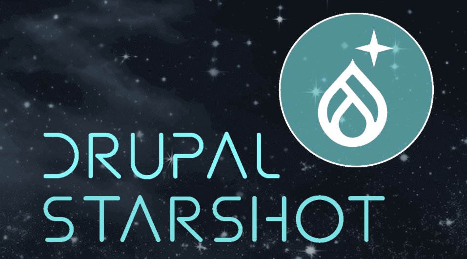 drupal's tweet image. The #DrupalStarshot session calendar is available now! These sessions are designed to provide updates & ways to contribute to the #DrupalStarshot initiative. We look forward to working together to make #Drupal Starshot a success! drupal.org/starshot#sessi…
