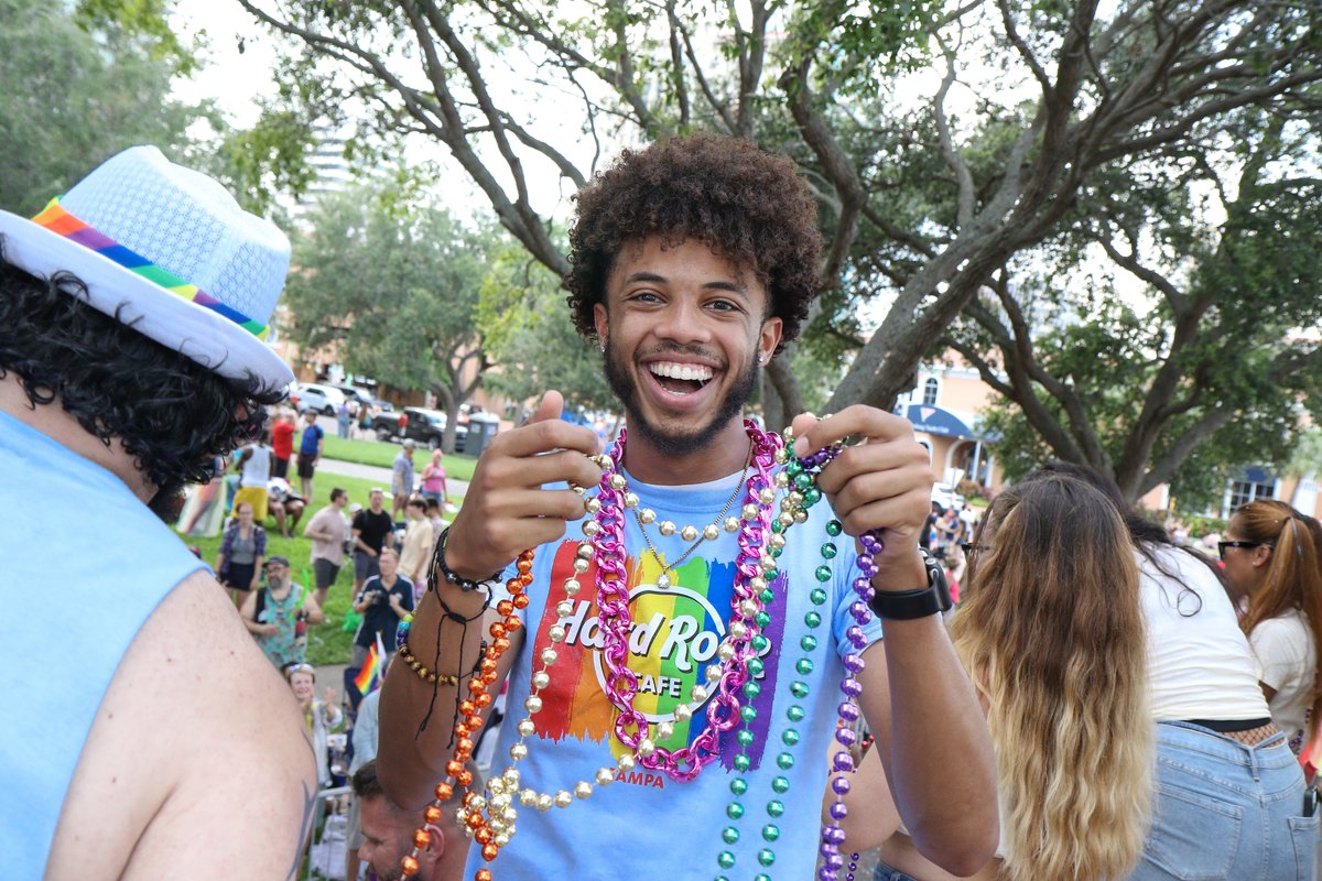 Happy Pride month from #hardrocktampa! 🌈 The St. Pete Pride Parade is coming up on Saturday, June 22 and we are excited to join the festivities once again, this time as the presenting sponsor!