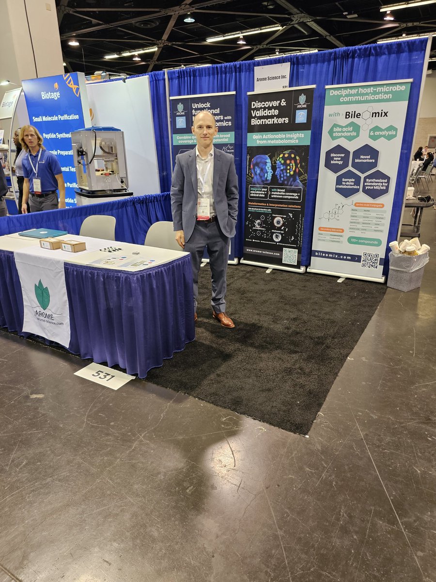 We are in full swing at ASMS 2024! Come by Booth #531 and chat with us about unlocking functional insights with metabolomics and learn more about our new S-Wipe stool collection kit #ASMS2024