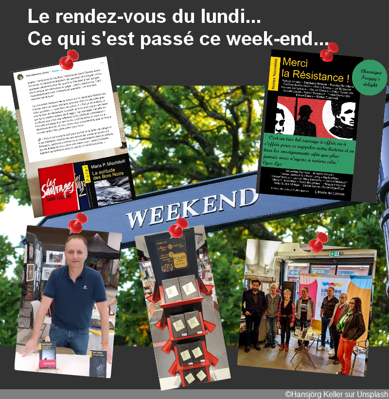 editionsducaima's tweet photo. [Rendez-vous du lundi] Retour sur un WE mémorable, avec 10 auteurs en dédicace en #librairie ou sur des salons ( #saintetienne #chambery #cazeres #allex) des opérations spéciales en librairie (#forumsaintetienne) et deux super chroniques. Bonne semaine à tous ! https://t.co/pc6dpKEZkF