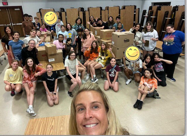 MMS did a schoolwide collection to get ready for its PB&amp;J sandwich &amp; lunch making event for Cathedral Kitchen. Students including from Student Council made over 325 bagged lunches delivered last week! Mustangs learning and giving outside the classroom!