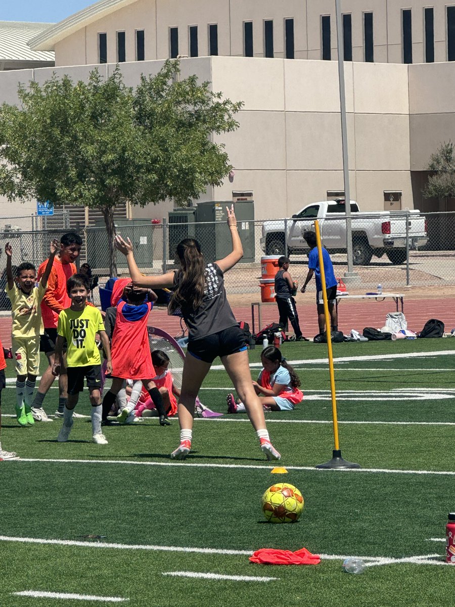 EHSoccerENGLAND's tweet photo. Eastlake All Star Camp - Day 1 
was great. Super proud to have our college Falcons helping as coaches. https://t.co/iklAN35b7F