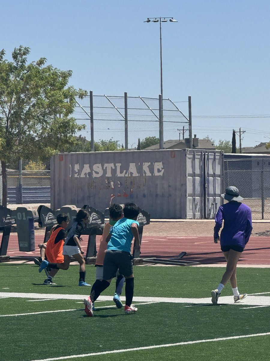 EHSoccerENGLAND's tweet photo. Eastlake All Star Camp - Day 1 
was great. Super proud to have our college Falcons helping as coaches. https://t.co/iklAN35b7F