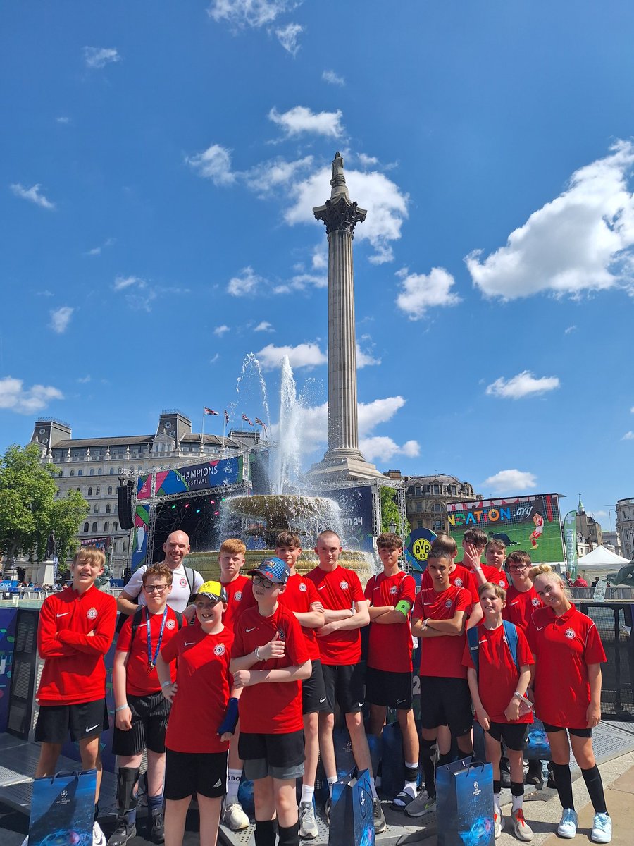 CP_United_FC's tweet photo. A brilliant day yesterday down in London for the UEFA Champions Festival. Thank you to @ifcpf &amp; @UEFAcom for the fantastic opportunity.
#CPUnitedontour #London2024
#UCLfinal https://t.co/fOwe8y8zep