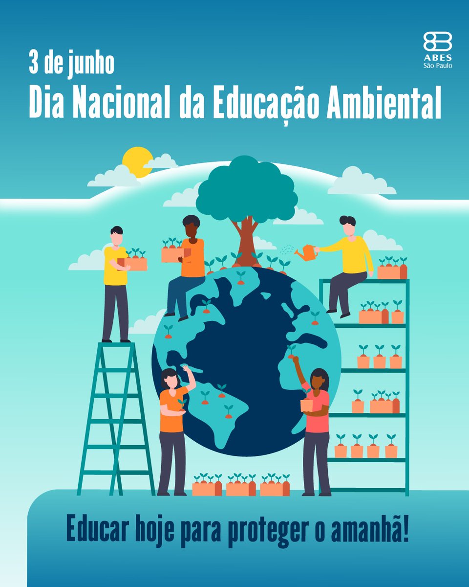 ♻️🌳Educar hoje para proteger o amanhã!

🗓Neste 3 de junho, é celebrado o Dia Nacional da Educação Ambiental! A data presta homenagem aos 20 anos da primeira Conferência das Nações Unidas sobre Meio Ambiente e Desenvolvimento, realizada no Rio de Janeiro em 1992.
