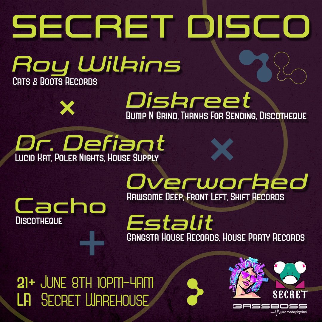 We are back this Saturday!! LA warehouse!! See you guys on the dance floor!!