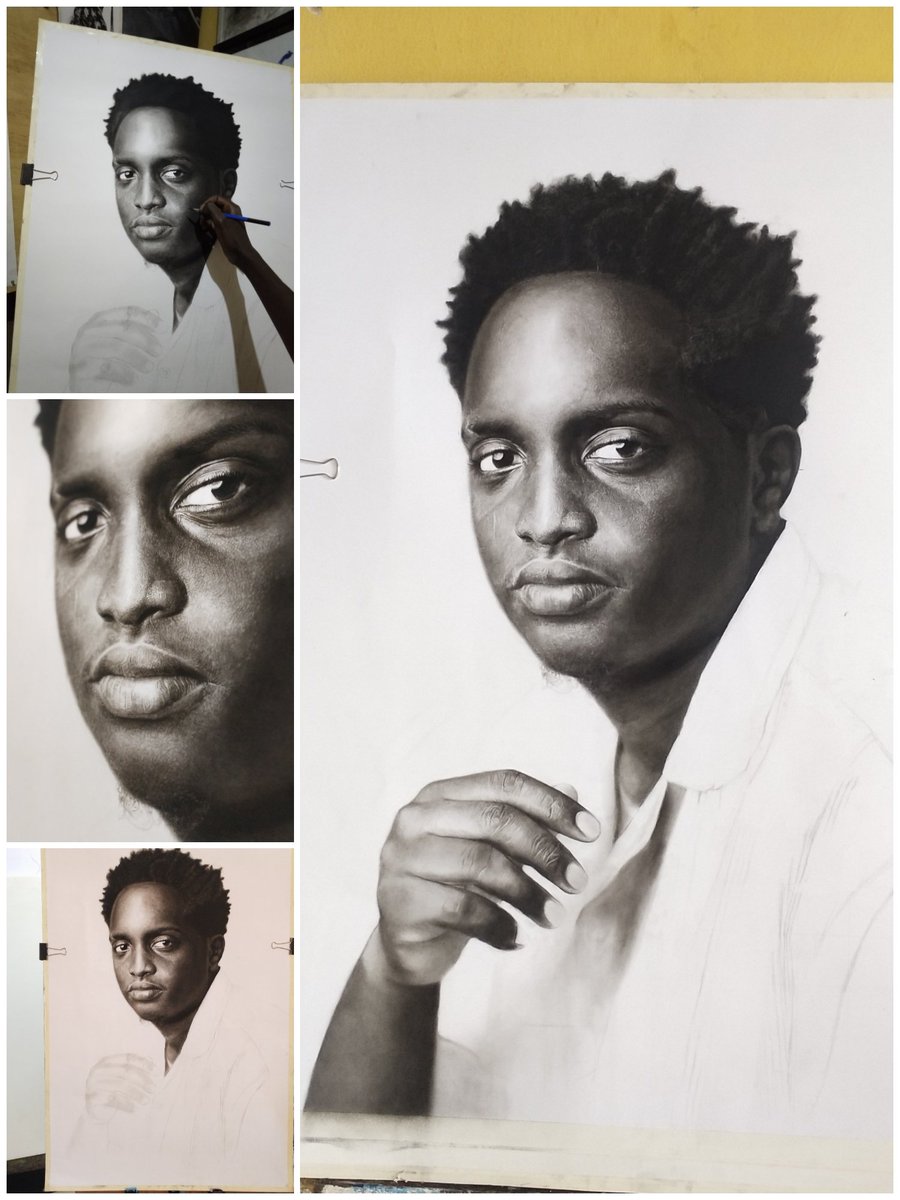 artfredmaiku's tweet photo. pencil drawing on progress, show love, be humble, shoe respect, art will make history that will make history for centuries. one love Joshua https://t.co/VKpRrInRCR
