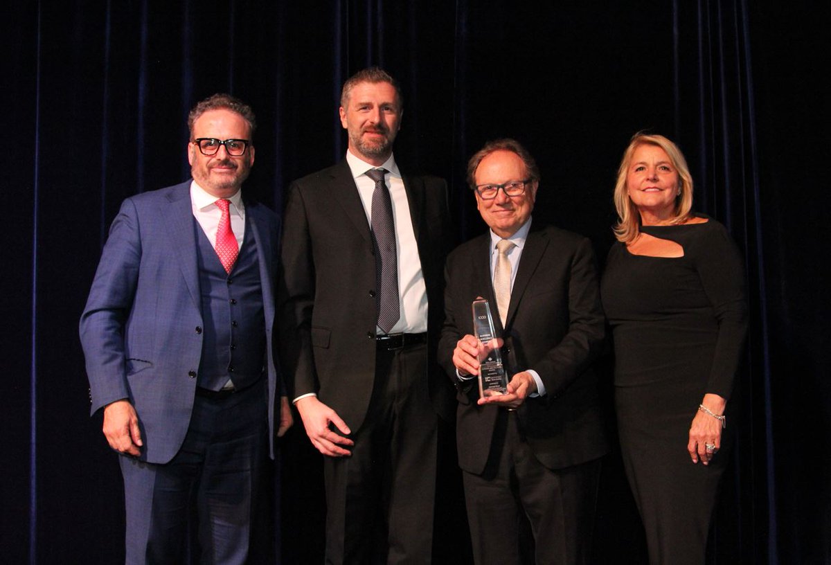 Fausto Gaudio, our CEO (2nd from right), is joined by Dr. Gianluigi Bisleri, FRSC (2nd from left) at <a href="/Italchambers/">ICCO Canada</a>  Business Excellence Awards. The cardiac surgeon, professor, researcher and inventor was honoured with the 2024 Science and Culture Award.