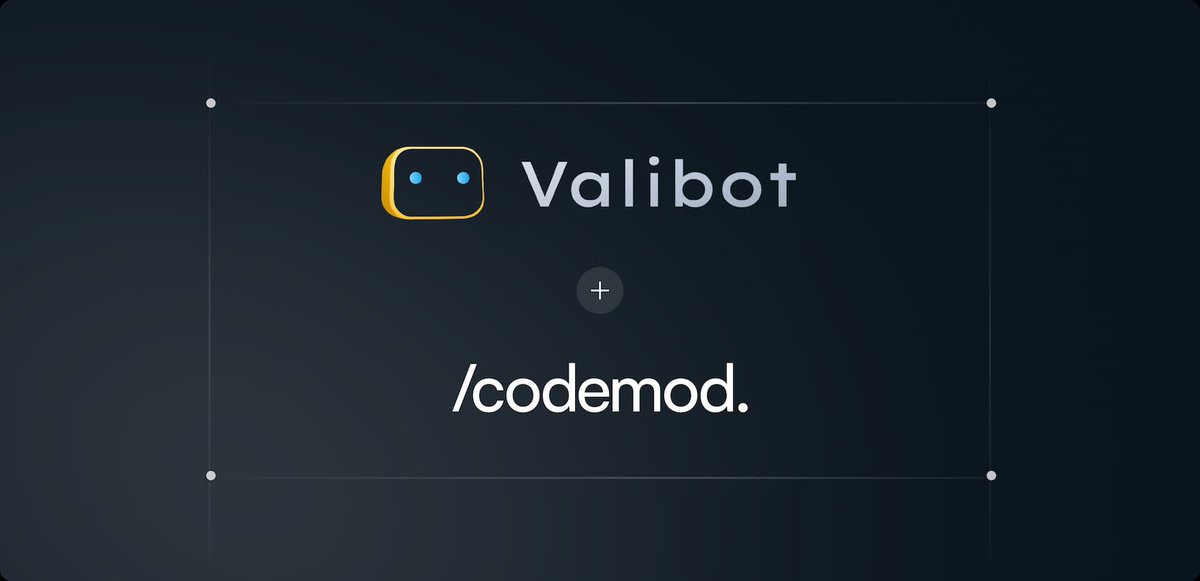 Valibot in collaboration with Codemod