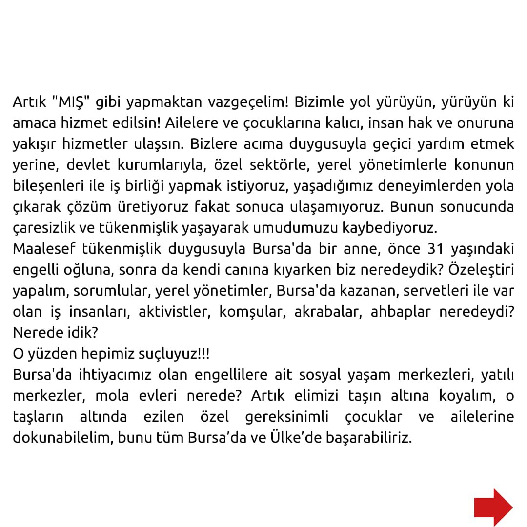 OtizmKonfed's tweet photo. ENGELLİ AİLELERİNİN SESİNİ DUYAN VAR Mİ?

Bursa Basın Açıklaması 4 Haziran 2024 Salı Saat 18.00 Kent Meydanı Tüm Halkımızın Desteklerini Bekliyoruz.

#ancakbirliktebaşarabiliriz https://t.co/Pw5l5xSfhJ