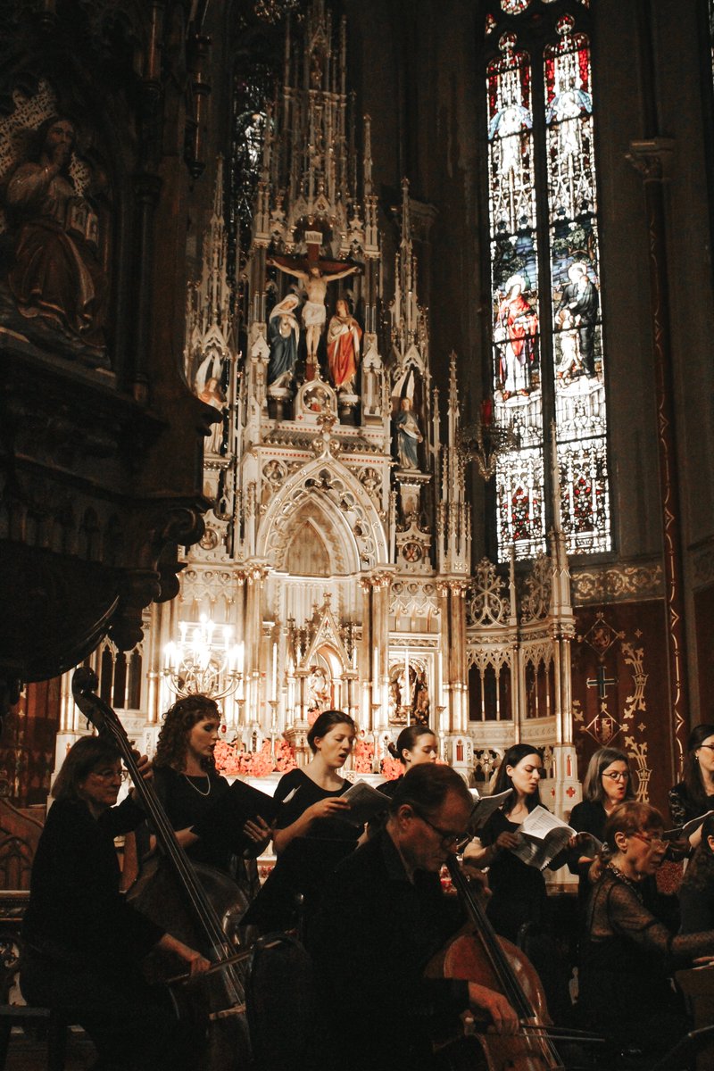 April 27th, 2024 the Oratory Choir collaborated with the Kingsbury Ensemble for a Glorious Resonances concert. Listeners were treated to the sounds of Carl Freidreich Zelter, Georg Philipp Telemann and Joseph Cassanea de Mondonville. Here are some pictures from that day.