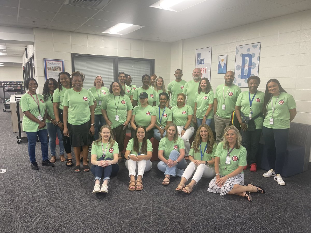 The Dickerson SLQ Crew! We’re excited for our first day with the students tomorrow! <a href="/CobbSchools/">Cobb County Schools</a> #summerlearningquest2024