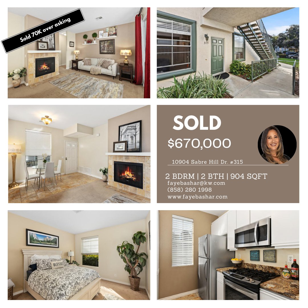 bashar_faye's tweet image. Another Successful Closing!!!  Congratulations to both the sellers and the buyers🏠
Feel free to contact me for your Real Estate needs! #Justsold #Property #Realtor #SoldbyFayeBashar #HomeSweetHome #DreamHome #SanDiegoRealEstate

Faye Bashar
📱(858) 280 1998