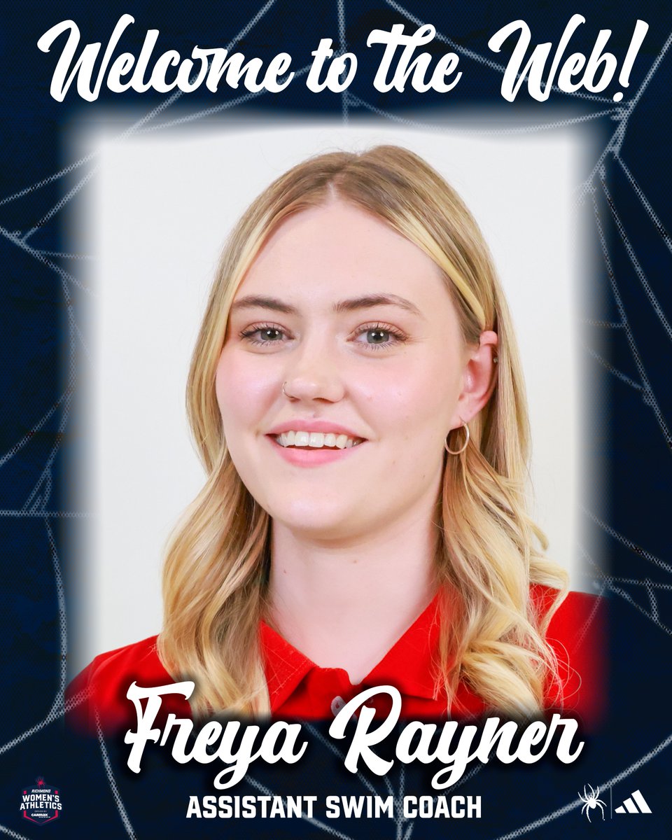 SpiderSwimDive's tweet photo. Welcome to the Web, Freya! 🕷️🕸️

Read more about our newest coaching staff addition ⬇️

🔗: https://t.co/Bhqgfr0vXP

#OneRichmond | @SpiderAthletics https://t.co/1F7MHb7QIv