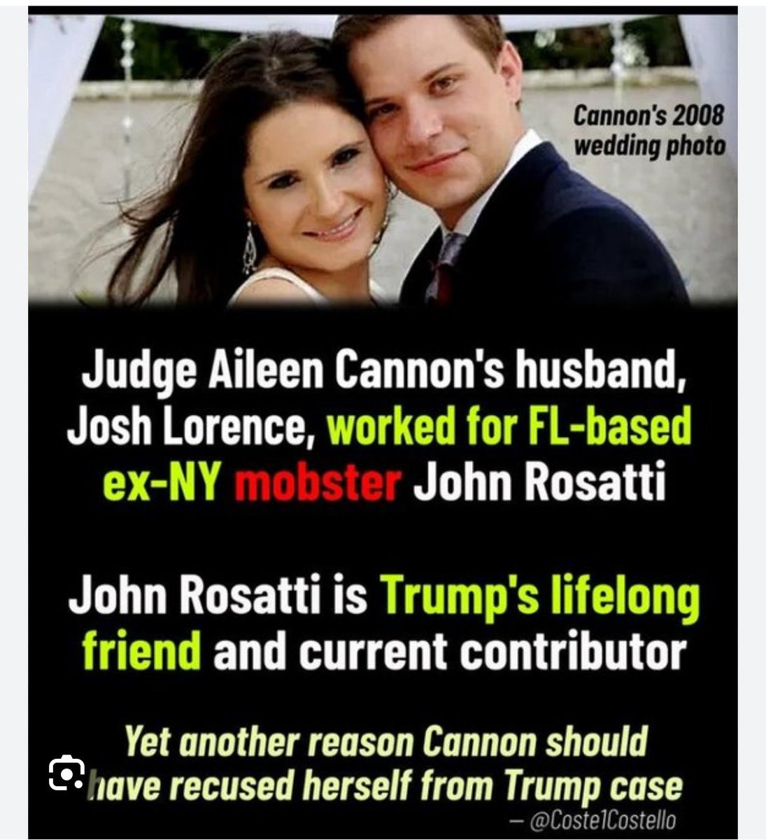 crss1969's tweet image. AN INTERESTING READ ON JUDGE AILEEN CANNON’s husband:

Josh Lorence