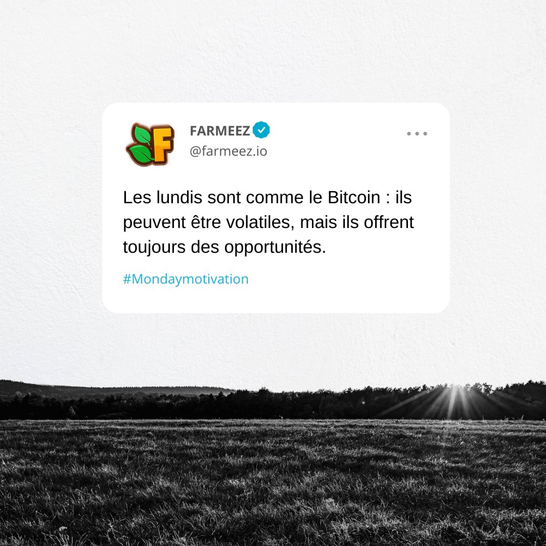 farmeezio's tweet photo. Toujours 😁👋🏻
#Farmeez https://t.co/lLL1v5as7w