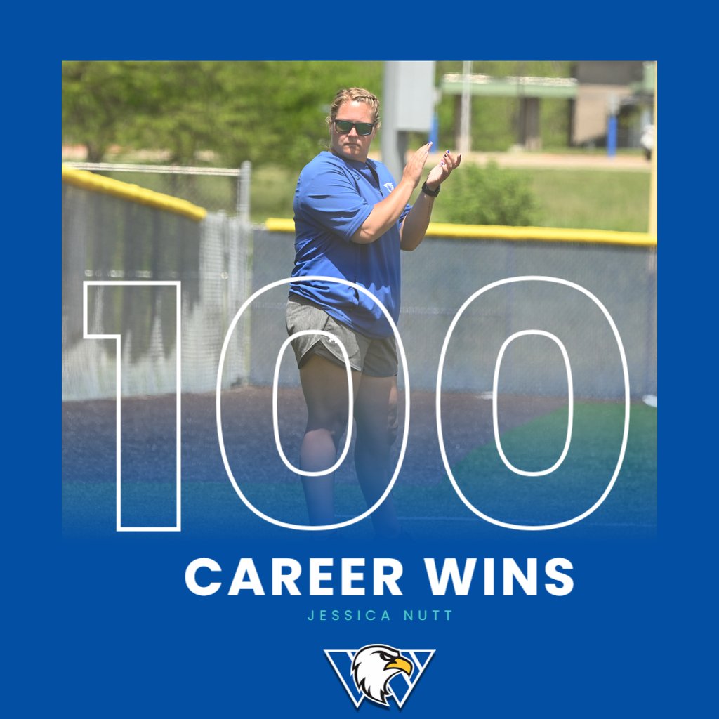 WBUEAGLES's tweet photo. 🥎Congratulations to Lady Eagles Head Coach Jessica Nutt on passing 100 career victories!

Coach Nutt notched her 100th win with a 2-0 victory over Mission University on April 27!

Congratulations Coach! https://t.co/SmVPtE1qgm