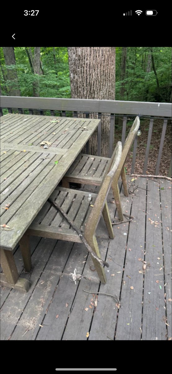 this photo was an actual complaint by an airbnb guest this past weekend.

bro, what…? it’s a stick. on a chair. in the middle of the woods.

airbnb gave him a partial refund, no questions asked. think i’m done hosting after this…