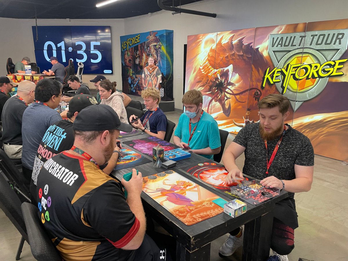 Start your week by reviewing the data from KeyForge Vault Tour San Antonio. Find out which decks emerged victorious and which sets caused upsets over the weekend. All the information is here to prepare you for Vault Tour Baltimore!

buff.ly/3V66tLy