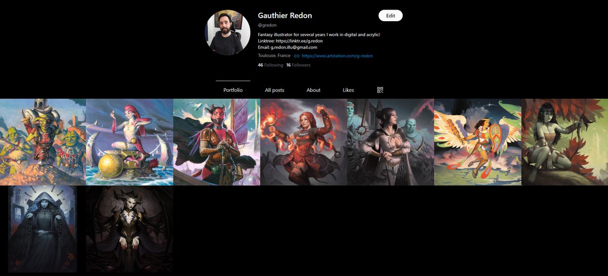 RaiWald's tweet photo. I'm on Cara! Don't hesitate to come talk about drawing and painting, my door is always open! https://t.co/HWEbeNTaVO