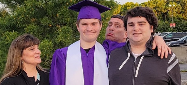 Thanks to  <a href="/NortonSchools/">Norton Public Schools</a> 💜 for helping Matthew meet this milestone! Shout out to <a href="/jessica_iozzi/">Jessica Iozzi</a> for being such an amazing support system these last 4 years! #HAYNation