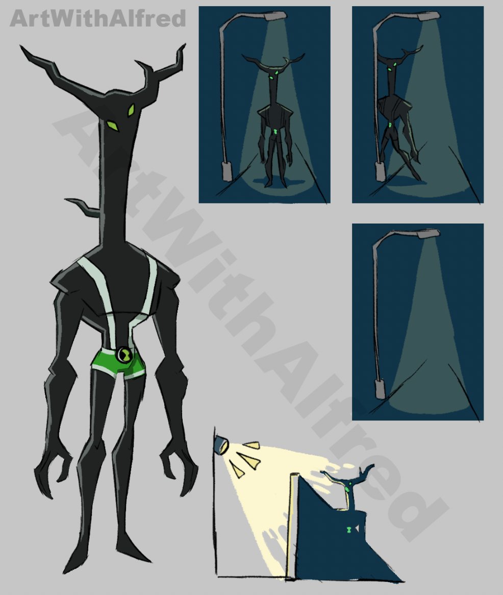 The hide behind! A new ben 10 alien - simply put his powers are