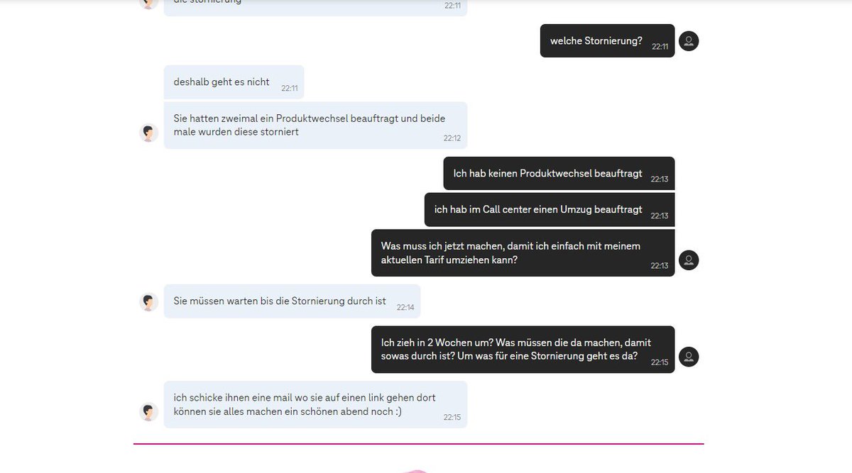 DanielRausM's tweet photo. @Telekom_hilft ist das euer Gott verdammter Ernst? Umzug geht nicht in Auftrag ohne mir was zu sagen und dann das? Ihr spinnt wohl. https://t.co/o3i3hilcGM