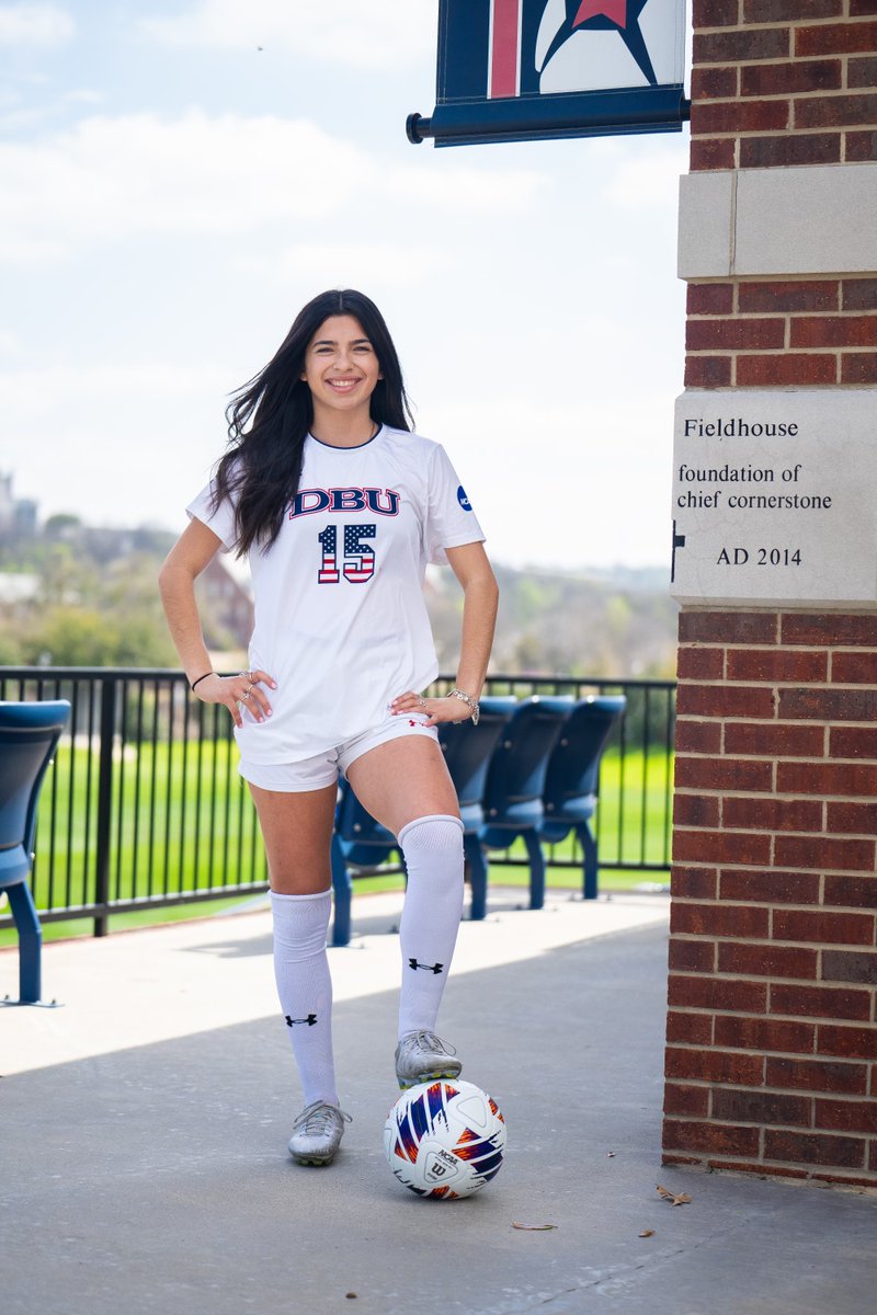 GOD IS GREAT!

I am so blessed to announce my verbal commitment to continue my education and athletic career at Dallas Baptist University! <a href="/DBUWomensSoccer/">DBU Women's Soccer</a> 

Thank you to the college coaches that showed strong interest in me during this process.

I am so grateful to all my