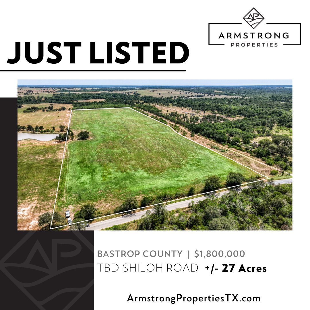 APropertiesTX's tweet photo. ❗️JUST LISTED❗️

🌳 Agriculture Valuation
🌳 Unrestricted
🌳 No Floodplain
🌳 No Zoning

⭐️ Perfect for development, industrial, commercial, or investment!

📱 979.777.4471
🔗 https://t.co/le4jNOP08m

#TexasLand #InvestmentOpportunity #TexasRealEstate https://t.co/xlxhgD9yac